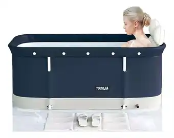 Mercado Libre Tina Plegable Bañera Spa Adulto Niños,portátil Baño Caliente oferta
