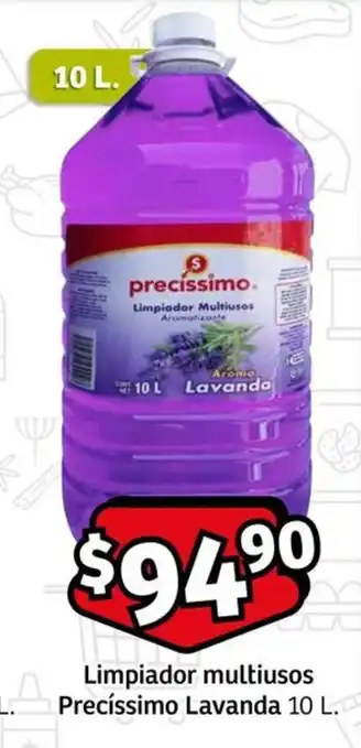 Soriana Express Limpiador Multiusos Precíssimo Lavanda 10 L. oferta