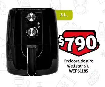 Freidora de aire Wellstar 5 L.
