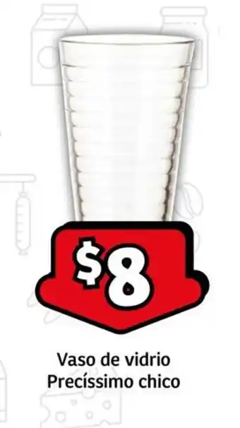 Soriana Express Vaso de vidrio Precíssimo chico oferta