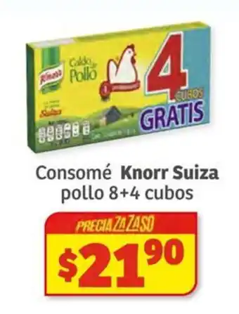 Consomé Knorr Suiza pollo 8+4 cubos