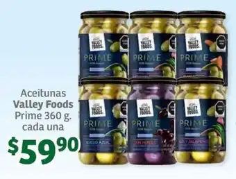 Aceitunas Valley Foods Prime 360 g. cada una