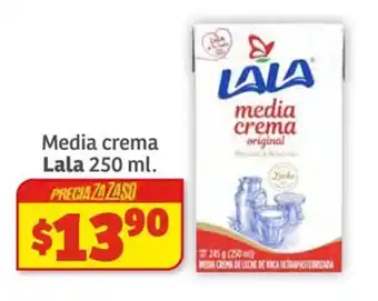 Soriana Súper Media crema Lala 250 ml. oferta