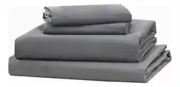 Mercado Libre Juego De Sábanas Queen Size Ultra Suave 4piezas Anti-ácaros Diseño de la tela Gris claro oferta