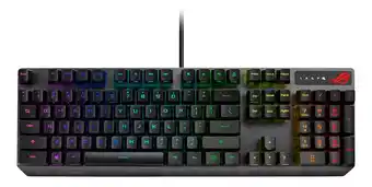 Mercado Libre Teclado Gamer Mecánico Rog Strix Scope Mx Blue Us Ip56 Color del teclado Negro Idioma Inglés US oferta