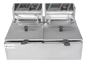 Mercado Libre Freidora industrial Gutstark Estandar mkz-freidora 12 lt 12L acero inoxidable 110V/220V oferta