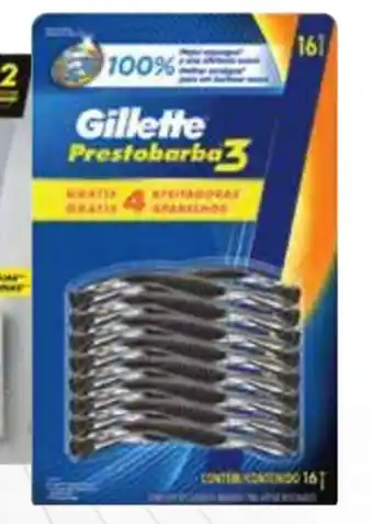 Gillette Prestobarba 3 Rastrillos 16 pzas