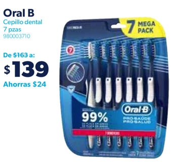 Sam's Club Oral B Cepillo Dental 7 pzas oferta