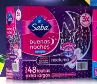 Sam's Club Saba Buenas Noches Toallas Femeninas 6/48 pzas oferta