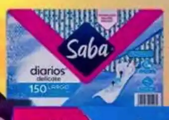 Saba Pantiprotector Diario Largo 150 pzas