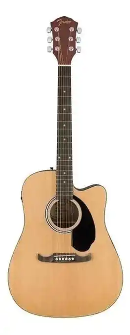 Mercado Libre Guitarra Electroacústica Fender Alternative FA-125CE para diestros natural nogal brillante oferta