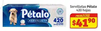 Soriana Súper Servilletas Pétalo 420 hojas oferta