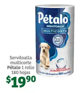 Servitoalla multicorte Pétalo 1 rollo 180 hojas