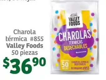 Soriana Súper Charola térmica #855 Valley Foods 50 piezas oferta
