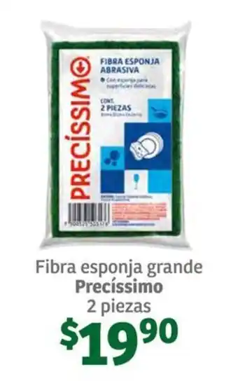 Soriana Súper Fibra esponja grande Precíssimo 2 piezas oferta