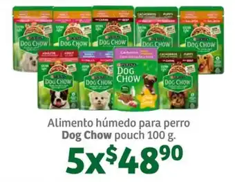 Alimento húmedo para perro Dog Chow pouch 100 g. x 5