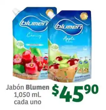 Soriana Súper Jabón Blumen 1,050 ml. cada uno oferta