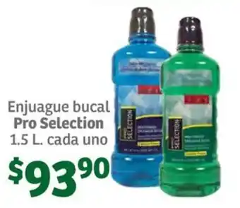 Soriana Súper Enjuague bucal Pro Selection 1.5 L. cada uno oferta