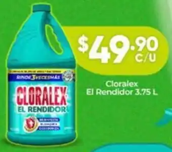 Farmacias Guadalajara Cloralex El Rendidor 3.75L oferta