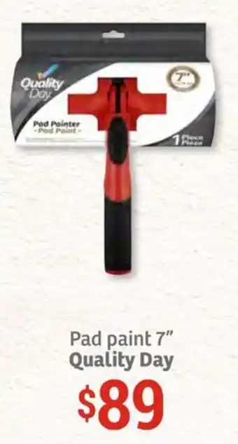Soriana Híper Pad paint 7" Quality Day oferta