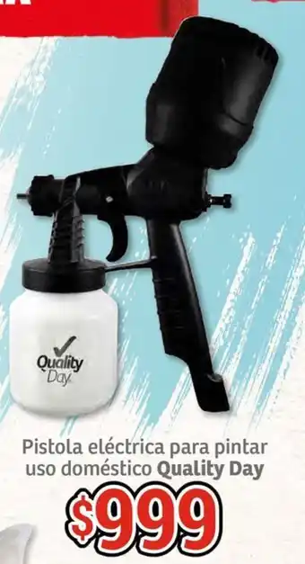 Soriana Híper Pistola eléctrica para pintar uso doméstico Quality Day oferta