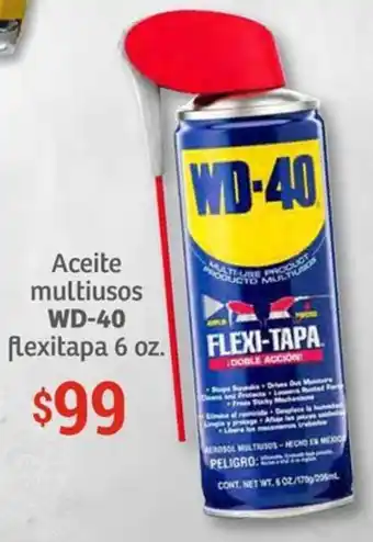 Aceite multiusos WD-40 flexitapa 6oz