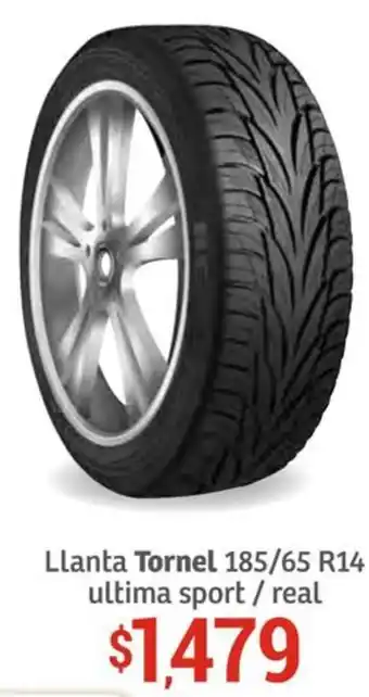 Llanta Tornel 185/65 R14 ultima sport / real