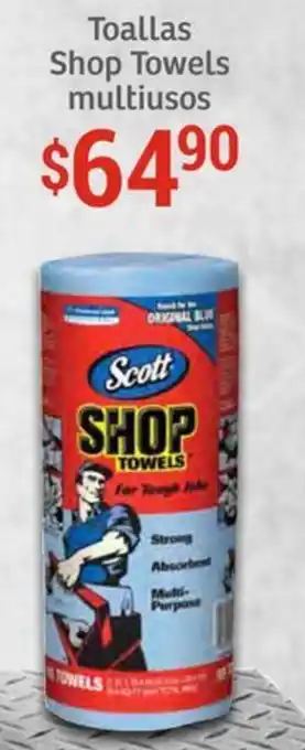 Soriana Híper Toallas Shop Towels multiusos oferta