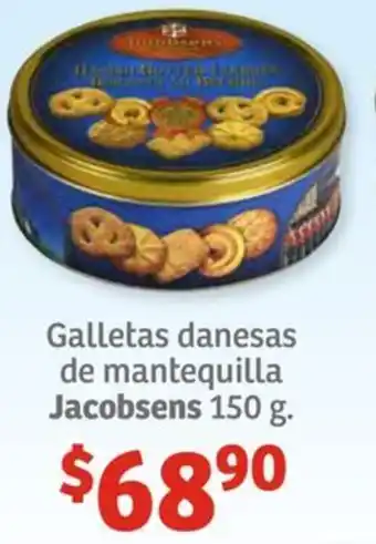 Soriana Híper Galletas danesas de mantequilla Jacobsens 150g oferta