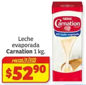 Soriana Híper Leche evaporada Carnation 1kg oferta
