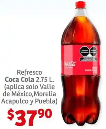 Soriana Híper Refresco Coca Cola 2.75L oferta