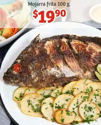 Soriana Híper Mojarra frita 100g oferta