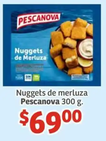 Soriana Híper Nuggets de merluza Pescanova 300g oferta