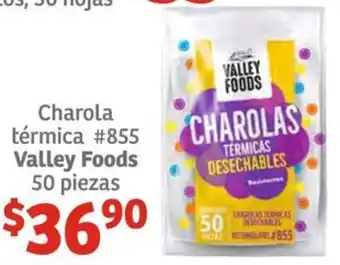 Soriana Híper Charola térmica #855 Valley Foods 50 piezas oferta