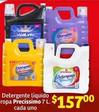 Soriana Híper Detergente Líquido ropa Precíssimo 7L oferta