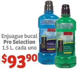 Soriana Híper Enjuague bucal Pro Selection 1.5L oferta