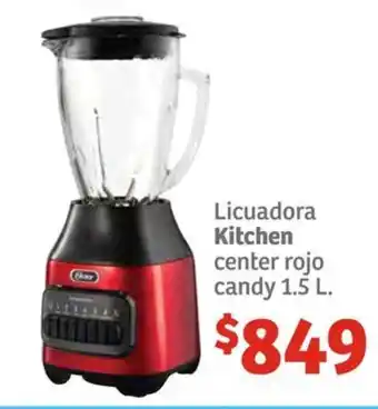 Soriana Híper Licuadora Kitchen center rojo candy 1.5L oferta