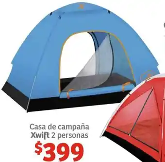 Soriana Híper Casa de campaña Xwift 2 personas oferta