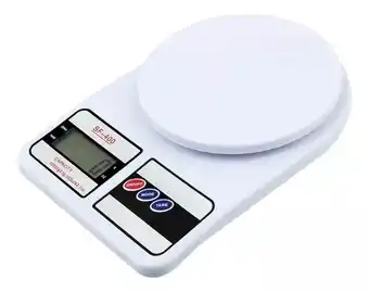 Mercado Libre Báscula Digital De Cocina Gramera Pesa De 1 Gramo A 10 Kilos Capacidad máxima 10 kg Color Blanco oferta