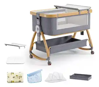 Cuna Colecho Corral Para Bebe Plegable Con Mosquitero