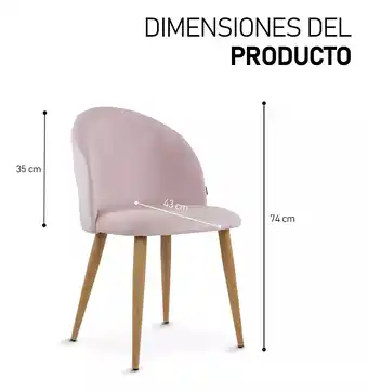 Mercado Libre Silla de comedor Gaon Mirel GN-FC04, estructura color madera, 2 unidades oferta