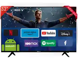 Mercado Libre Televisión Redv 32 Pulgadas Smart Tv Android 12 Hd oferta