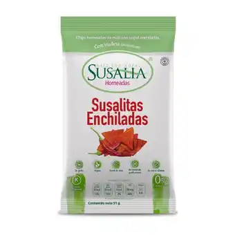 Farmacia San Pablo Susalia Horneadas Susalitas Enchiladas Chips de Maíz Veganas sin Gluten oferta