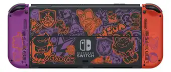 Mercado Libre Nintendo Switch OLED 64GB Pokémon Scarlet & Violet Edition color rojo y violeta y negro oferta