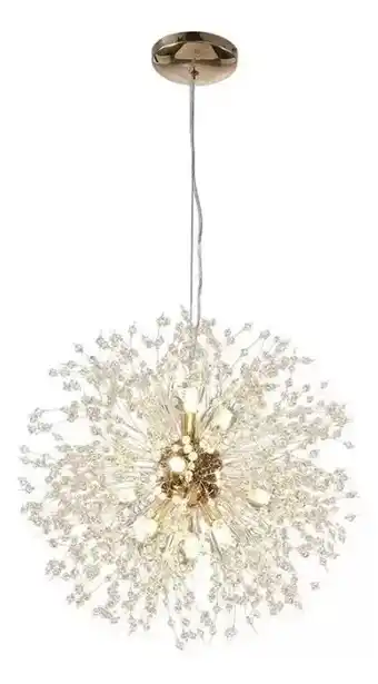 Mercado Libre Gypsophila Candelabro De Cristal, Lámpara Colgante De Sala oferta