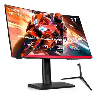 Mercado Libre 27'' Monitor Gamer Curvo 1ms Cr250dm 40-51 Soporte Ajustable oferta