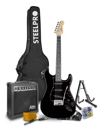 Mercado Libre Paquete Guitarra Electrica Jethro Series By  steelpro 025 Orientación de la mano Diestro oferta