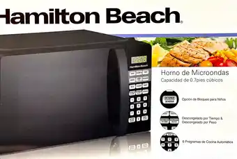 Mercado Libre Horno De Microondas Hamilton Beach 700w Diferentes Funciones oferta