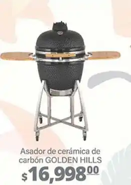 La Comer Golden hills - asador de cerámica de carbón oferta