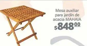 La Comer Mahaia - mesa auxiliar para jardín de acacia oferta